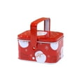 thumbnail image 1 of FastXmas Christmas Iron Cookie Tins with Lids Set,Christmas Theme Rectangle Metal Gifts Box,Festive Decor Cookie Apple Boxes Tin Containers for Storing Patisseries Snack Chocolate Gift Holiday Treats, 1 of 5