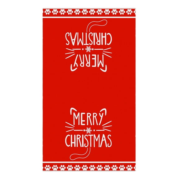 FastXmas Christmas Kitchen Dish Towel 18 x 28 Inch Watercolor Trees Dishcloth Xmas Tree Decorative Hand Drying Towel for Xmas Winter Holiday Kitchen Cooking Baking Bathroom Housewarming Gift