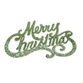 thumbnail image 1 of FastXmas Christmas Letter Medal Hanging Decoration,Extra Large Glittering Merry Christmas Hanging Ornament,Originality Wreath DIY Letter Medal for Christmas Tree,Wreath,Wall Hanging Decor(7.8*4.1In), 1 of 5