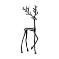 thumbnail image 1 of FastXmas Christmas Reindeer Statue Ornaments,Plastic Stand Reindeer Tabletop Decoration,European-Style Imitation Reindeer Statue for Christmas,Office,shelf TV Stand,Living Room Decor(7.9" Black), 1 of 5