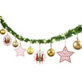 thumbnail image 1 of FastXmas Christmas Snowflake Tinsel Garland LED Lighted Metallic Tinsel Twist Garland Xmas Glitter Ceiling Hanging Decorations for Christmas New Year Holiday Tree Home Indoor Outdoor Decor, 1 of 6