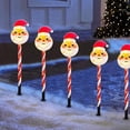 thumbnail image 1 of FastXmas Christmas Solar Pathway LED Lights Decoration Christmas Ground Plug Lights Waterproof Solar Lights 5 Christmas lights Santa Reindeer Solar LED Lights Decor for Yard Lawn Patio Landscape, 1 of 7