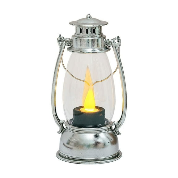 FastXmas Christmas Table Lantern Decorations, Christmas Led Lanterns Decorative for Table Centerpieces, Vintage Metal Hanging Candle Holder, Home Decor for Party, Living Room, Patio, Porch