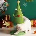 thumbnail image 1 of FastXmas Christmas Tree Cat Tower, Xmas Tree Cat Scratching Postb 23.2 Inch Durable Christmas Cat Tower to Satisfy Cats' Claw Instincts, Christmas Decor Sisal Rope Cat Toys for Kitty and Adult Cats, 1 of 8