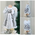 thumbnail image 1 of FastXmas Christmas Tree Toppers Christmas Decorations Angel in Luxury Gold Lace Dress, Christmas Treetop Ornaments Winged Fairy Goddess Figurine Holiday Ornament, 1 of 6