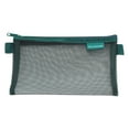 thumbnail image 1 of FastXmas Clear Exam Pencil Pouch, Clearly Visible Nylon Mesh Pencil Case with Zipper, Large Capacity Stationery Organizer Multi-Purpose Storage Bag Travel Makeup Bag, 1 of 7