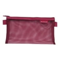 thumbnail image 1 of FastXmas Clear Exam Pencil Pouch, Clearly Visible Nylon Mesh Pencil Case with Zipper, Large Capacity Stationery Organizer Multi-Purpose Storage Bag Travel Makeup Bag, 1 of 7
