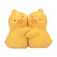 thumbnail image 1 of FastXmas Cute Hug Pet Decorative Book Ends, Unique Bookends to Hold Books Creative Resin Book Holder Stopper for Home Decor Bookshelf Office Desk Gift Decoration Anti-Slip 1 Pair, Yellow, 1 of 5