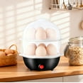 thumbnail image 1 of FastXmas Easy Egg Cooker Mini Stainless Steel Household Double Layer Boiled Eggs Breakfast Maker Small Home Electricity Appliance for Soft Medium Or Hard-Boiled Eggs Cooker(14 Slot), 1 of 6