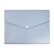 File Holder Snap Button Closure Waterproof Transparent Visual A4 Size ...