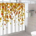 thumbnail image 1 of FastXmas Fall Shower Curtain for Bathroom, 71"x71" Maple Leaves Pattern Fabric Shower Curtain, Waterproof Quick-Dry Decorative Shower Liner Nature Scenery Bath Curtains Halloween Decor for Bathrubs, 1 of 6
