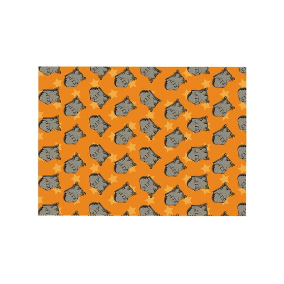 FastXmas Halloween Wrapping Paper Gift Stickers, Holiday Gift Wrap Paper with Pumpkin Ghost Witch Bat Pattern Halloween Wrapping Paper for Gift DIY Craft, Decor, 27.5x19.7 Per Sheet