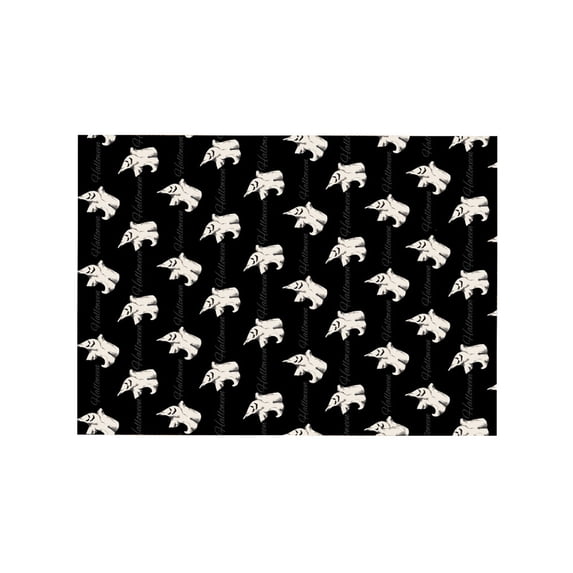 FastXmas Halloween Wrapping Paper Gift Stickers, Holiday Gift Wrap Paper with Pumpkin Ghost Witch Bat Pattern Halloween Wrapping Paper for Gift DIY Craft, Decor, 27.5x19.7 Per Sheet