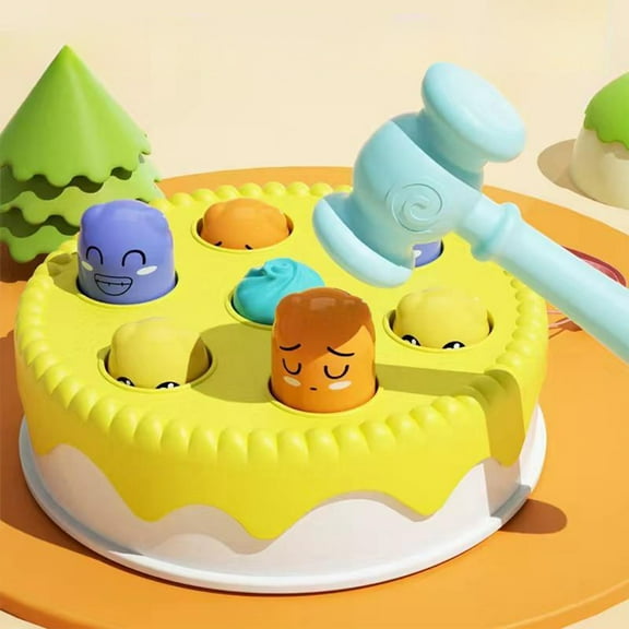 FastXmas Hammer Game, Mini Interactive Pounding Toys Game, Pounding Toys Toddler Toys for 3 4 5 6 7 8 Years Old Boys Girls, Developmental Toy Interactive Toy