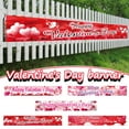 thumbnail image 1 of FastXmas Happy Valentine's Day Flag,Holiday Party Decoration Hanging Background Cloth Flag for Garden Garge Wall Decoration, Valentine Photo Backdrop(15.7 x 94.5 Inches), 1 of 2