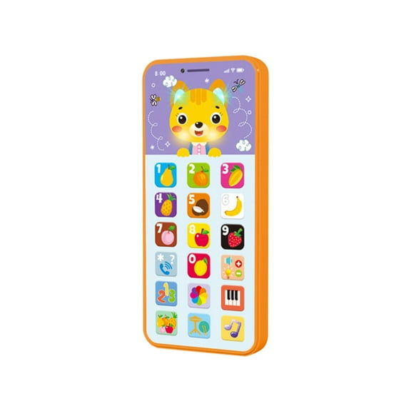 FastXmas Kids Smart Phone Gifts Toy Learning Play Cell Phone with Functions and Dazzling Lights Interactive Toy for Toddler Baby Kids Boys Girls Birthday Christmas and Back-to-School Gifts