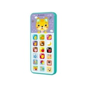FastXmas Kids Smart Phone Gifts Toy Learning Play Cell Phone with Functions and Dazzling Lights Interactive Toy for Toddler Baby Kids Boys Girls Birthday Christmas and Back-to-School Gifts
