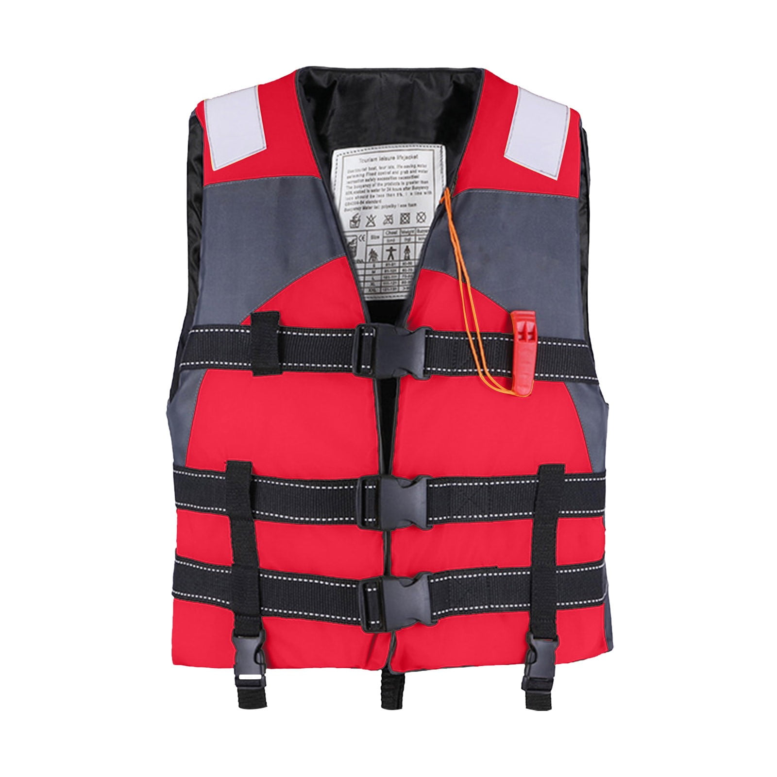 FastXmas Kids Swim Vest, Buoyancy Life Jacket with Adjustable Crotch Strap, Lightweight Swimming Training Toddler Floaties Swimming Aid Boating Vest for Outdoor Watersports Fishing Fit for 33-88 lbs
