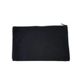 thumbnail image 1 of FastXmas Large Capacity Pencil Case, Solid Color Canvas Pencil Pouch with Zipper, Minimalist Stationery Organizer Thin Pen Holder Portable Travel Makeup Bag, Black, 1 of 6