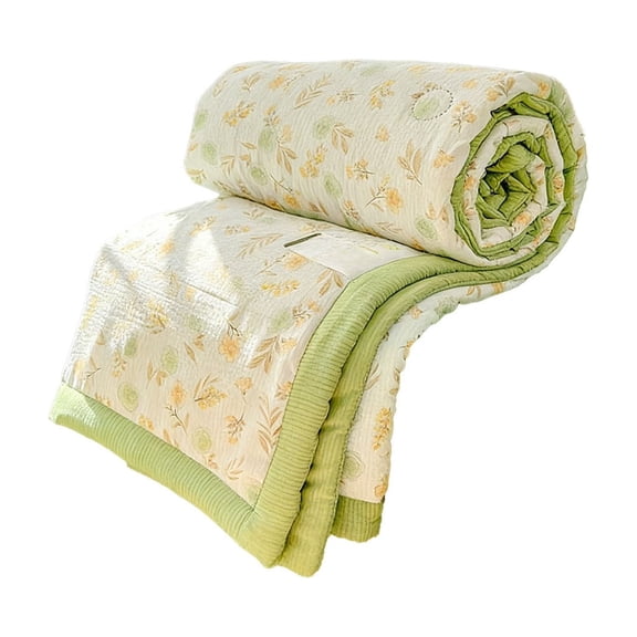 FastXmas Large Cooling Comforter for Summer,78 * 59 In, Summer Cool Air Conditioner Quilt, Cosy and Soft Machine Washed Comforter for Sofa Couch Bedroom Use