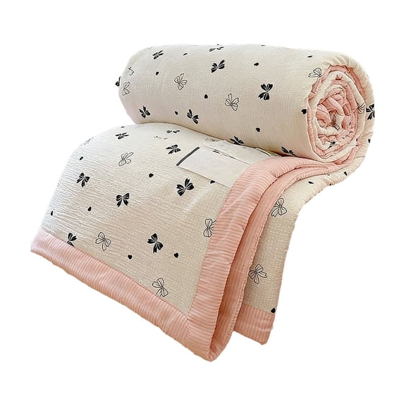 FastXmas Large Cooling Comforter for Summer,78 * 59 In, Summer Cool Air Conditioner Quilt, Cosy and Soft Machine Washed Comforter for Sofa Couch Bedroom Use