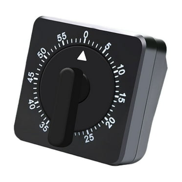 FastXmas Mechanical Timer for Cooking, Kitchen Gadgets 60 Minute Visual Countdown Timer with Loud Alarm, No Batteries Required Countdown Reminder Time Management for Study Baking Fitness Game