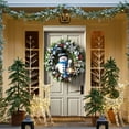 thumbnail image 1 of FastXmas Merry Christmas Door Cover Christmas Hanging Banner Cloth Polyester Xmas Door Christmas Door Entryway Backdrop Decorations for House Wall Door Winter Holiday Party Supplies, 35 X 71 Inch, 1 of 6