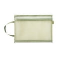 thumbnail image 1 of FastXmas Mesh Zipper Pouch, A4 Size 2-Layer Clearly Visible Nylon Mesh File Bag with Zipper, Multipurpose Large Capacity Document Organizer Puzzle Storage Bag School Office Supplies for Adult Students, 1 of 8