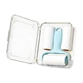 thumbnail image 1 of FastXmas Mini Travel Lint Roller 3 Pieces Roll paper Compact and Portable Pet Hair Cleaning Roller Tools, Suitable for Travel, for Pet Hair and Clothes, with Super Strong Adhesion. (Blue), 1 of 6