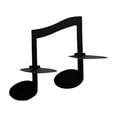 thumbnail image 1 of FastXmas Musical Candle Sconces,Musical Note Candle Holders, Wall Mounted Candle Light Dinner Iron,Black Candle Holders Suitable For Home Living Room Kitchen Dinning Room Fireplace Decoration Wall, 1 of 5