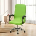 thumbnail image 1 of FastXmas Office Chair Cover, Stretchable Solid Color Computer Chair Slipcovers with Zipper, Soft Breathable Dust-proof High Back Chair Spandex Cover Removable Washable Universal Desk Chair Protector, 1 of 9