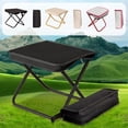 thumbnail image 1 of FastXmas Outdoor Folding Backpack Stool, Portable Handle Bag Mini Folding Chair Fishing Stool, Collapsible Stools Chairs Queueing Zipper Stool for Camping Fishing Traveling, 1 of 9