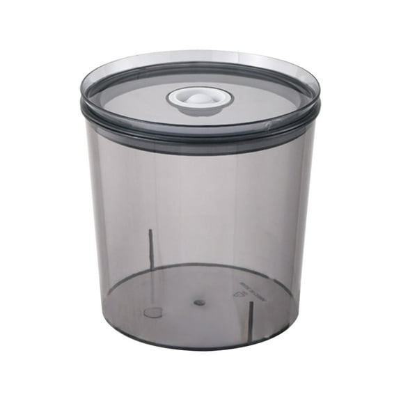 FastXmas Sealed Bucket, Clear Food Storage Container, Grocery and Snacks Transparent Food Display Bucket, Moisturee-Proof Household Spaghetti Flour Bucket Creatives Storage Bucket(6L)