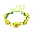 thumbnail image 1 of FastXmas Spring Floral Crowns, Fall Camellia Flower Hair Accessory, Crown Flowers Headpiece, Wedding Bridal Flower Girl Maternity Photo Props(8.6*8.6 Inch), 1 of 5