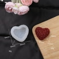thumbnail image 1 of FastXmas Valentine's Day 3D Flower Heart Shaped Silicone Mold For Chocolate Cake Jelly Pudding Dessert Mold for Kitchen for Handmade Soap Mould Candy Jelly Making Tool(1.2 x 2.1 x 2.4 In), 1 of 4
