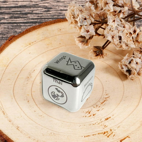 FastXmas Valentine's Day Food Decision Dice for Couple Men Women, White Elephant Gifts for Him Her Boyfriend, Valentine Night Food Decision Dice Anniversary Wedding Valentine Couple Gifts