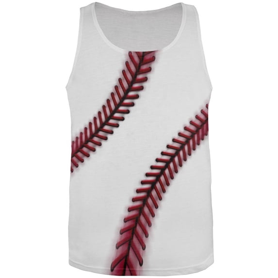 Fastball Baseball All Over Mens Tank Top Multi LG