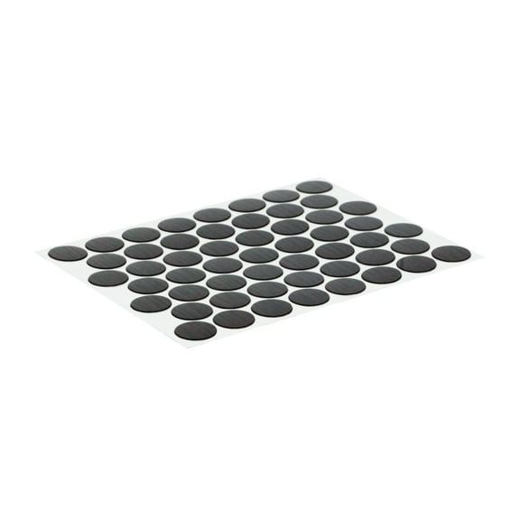 Fastcap 9/16" Self Adhesive Screw pvc Cap Covers Presidential Walnut, 53 Pack