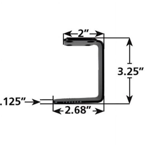 Fastcap WALL BRACKET 4 in. Screw Gun Holder Wall Bracket - Black