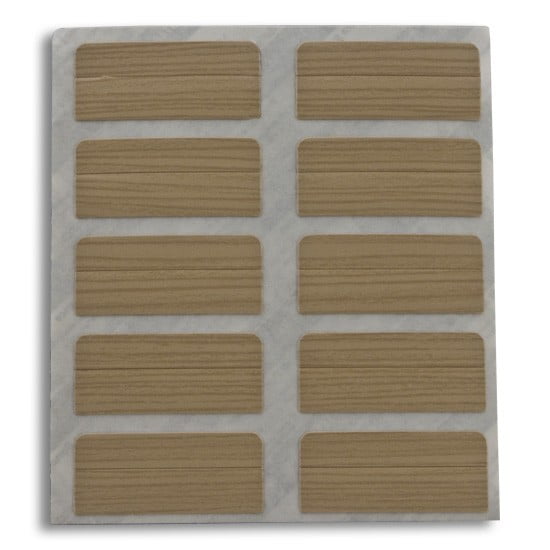 Fastcaps Cover Cap, fits: Kolbe Korner screws Clear Maple 50 Sheets of 10 sets per Sheet