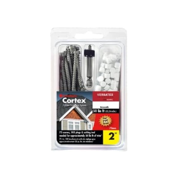 FastenMaster Cortex 50lnft (Versatex Smooth White)