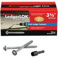 thumbnail image 1 of FastenMaster FMLL358-50 LedgerLOK Ledger Board Fastener, 3-5/8 Inches, 50-Count , Gray, 1 of 3