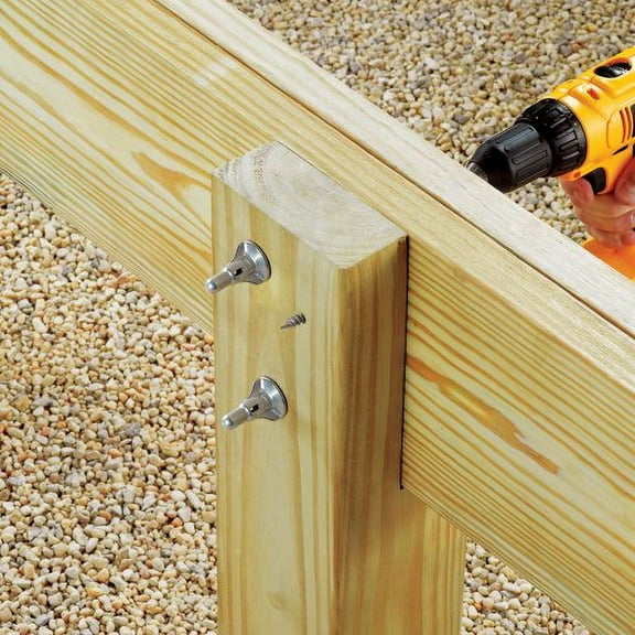 FastenMaster ThruLOK Screw Bolt Fastening System - Carriage Bolt - 24 Count, 7", Silver