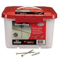 FastenMaster GuardDog No. 10 X 2 in. L Gold Phillips/Square Bugle Head Deck Screws 1750 pk