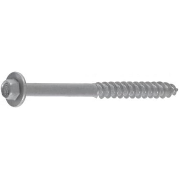 FastenMaster LedgerLOK 3-5/8 in. L Hex Washer Head Gray Steel Deck Ledger Screws 250 per box