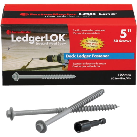 FastenMaster LedgerLok Deck Screw - Pack of 4