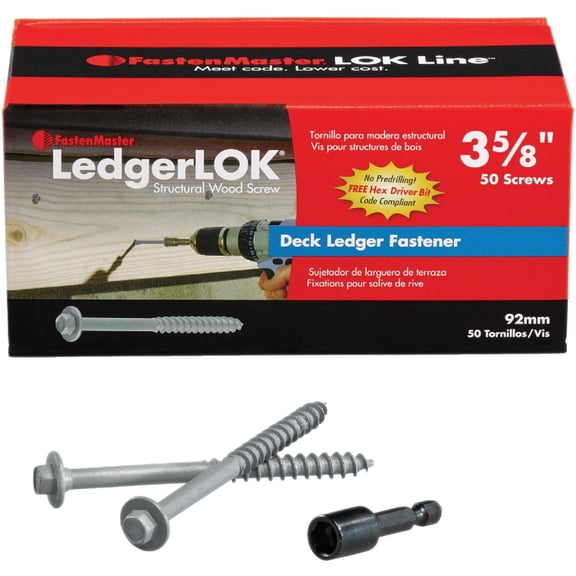 FastenMaster LedgerLok Deck Screw - Single Pack