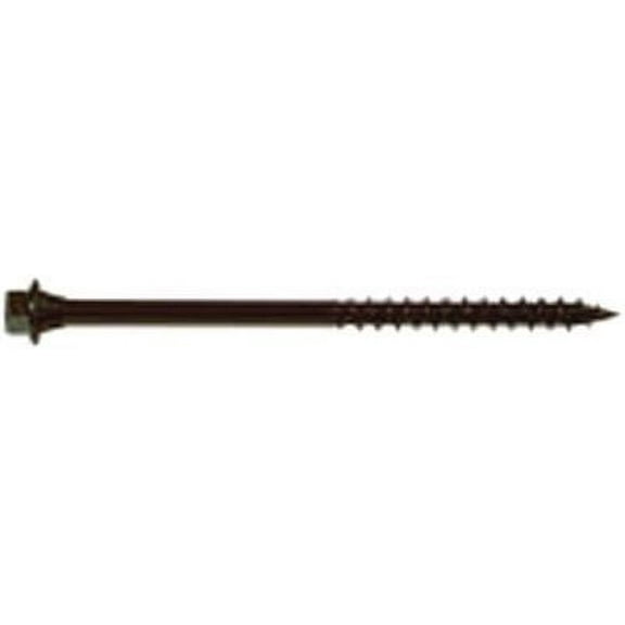 FastenMaster TimberLok No. 10 x 10 in. L Hex Hex Washer Head Epoxy Steel Wood Screws 12 pk