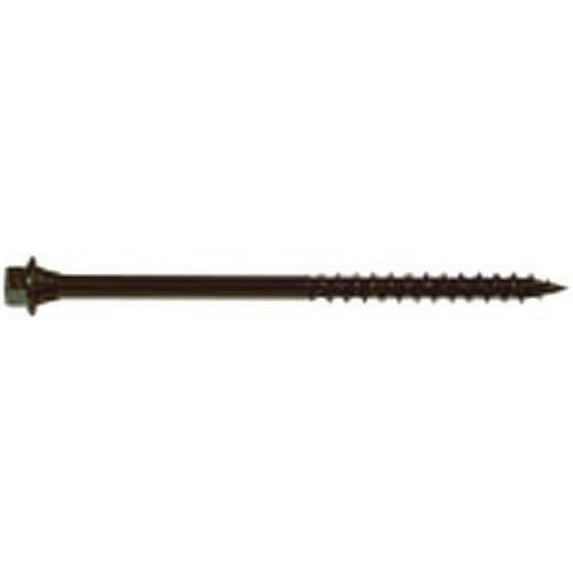 FastenMaster TimberLok No. 10 x 8 in. L Hex Hex Washer Head Epoxy Steel Wood Screws 12 pk