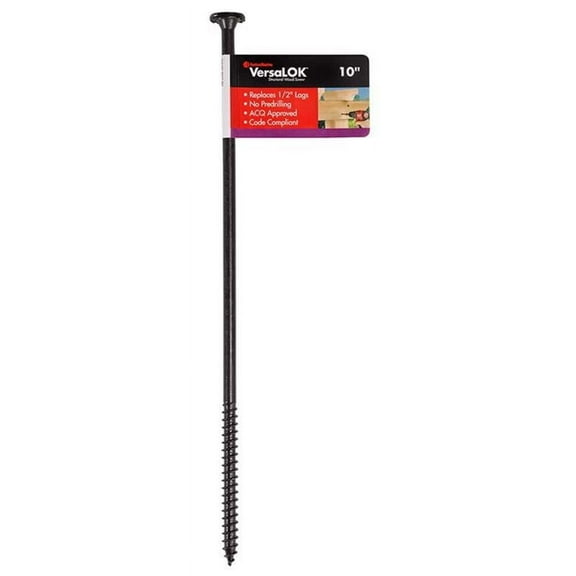 Fastenmaster 5056686 10 in. Versalok Torx Ttap Galvanized Coarse Structural Wood Screws
